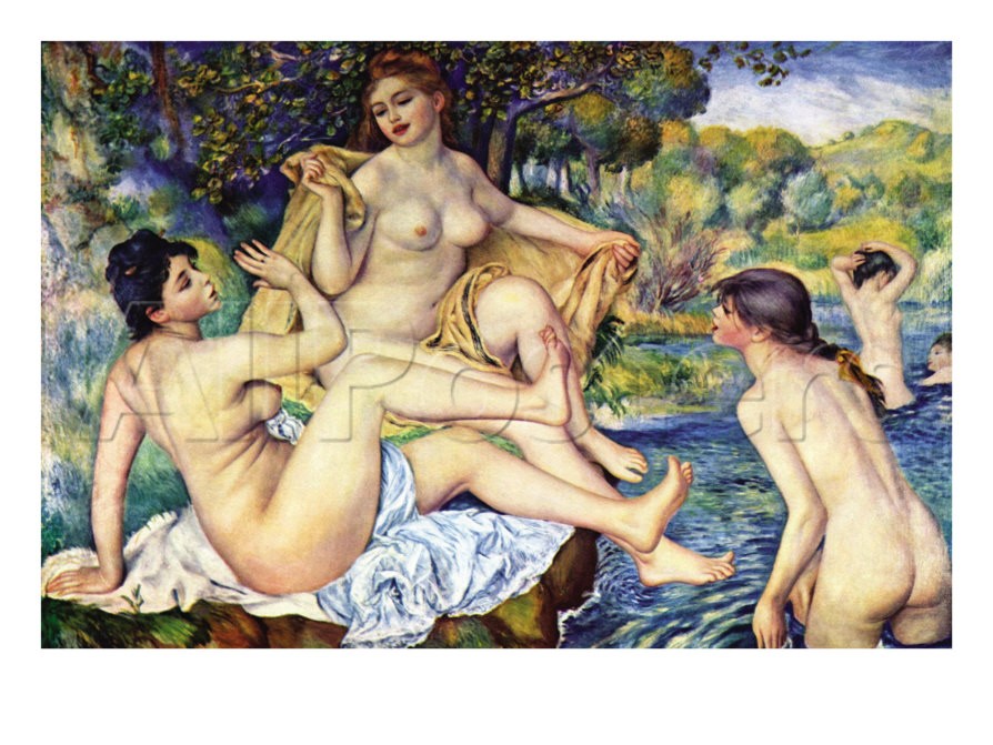 The Bathers, 1887 - Pierre Auguste Renoir Painting